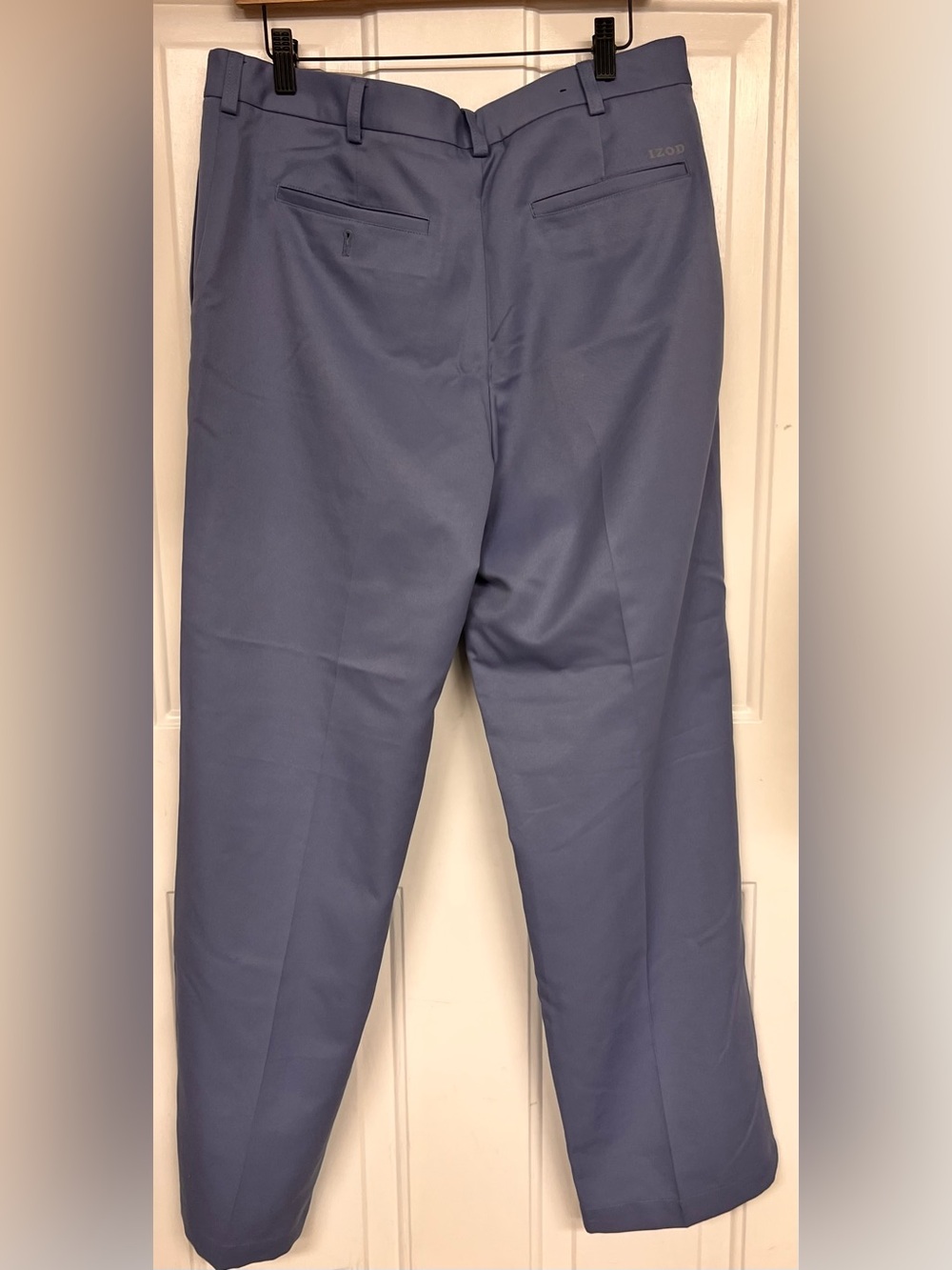 Izod Men's Golf Dress Pants in Dusty Blue - Picture 2 of 6